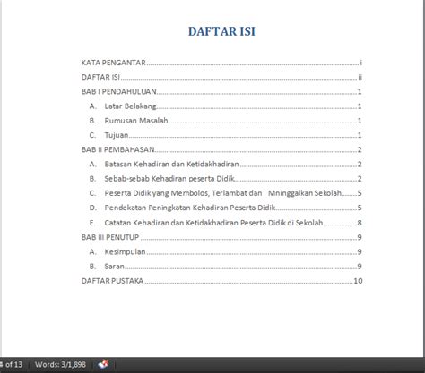 Cara Membuat Daftar Isi Otomatis Di Powerpoint - Membuat Info