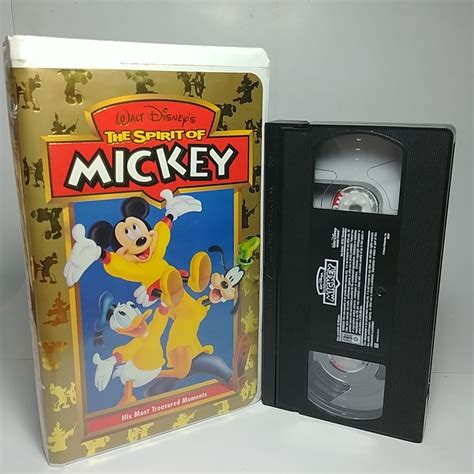 The Spirit Of Mickey Walt Disney VHS Tape 1998 Very Clean And Original | Disney vhs tapes ...