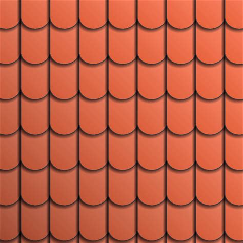 Pattern terracotta roof tile. 1984307 Vector Art at Vecteezy