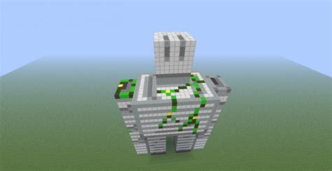 Iron Golem 3D Scale Statue Minecraft Project