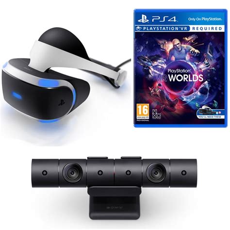 Pack Sony VR Gafas Realidad Virtual + PS4 Camera V2 + VR Worlds PS4 ...