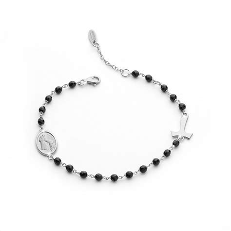 925 sterling silver rosary bracelet