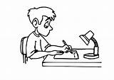 Coloring Page writing Homework  Free Printables Img 12158 sketch template