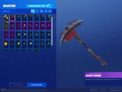 Renegade raider pickaxe name