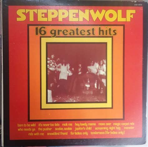 Steppenwolf, 16 Greatest Hits, Vintage Record Album, Vinyl LP, Classic ...