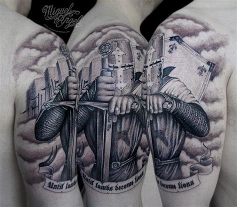 Custom Knight templar tattoo | Knight tattoo, Tattoo designs men, Tattoos