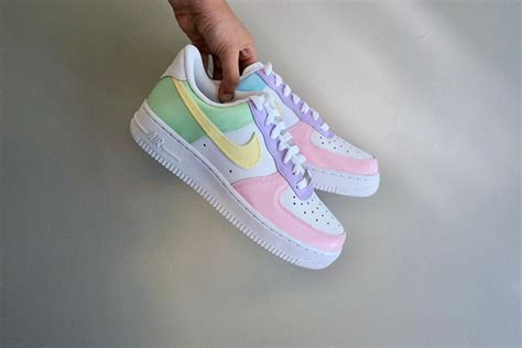 Nike Custom Pastel Air Force 1 Painted with Angelus Leather Paint and ...