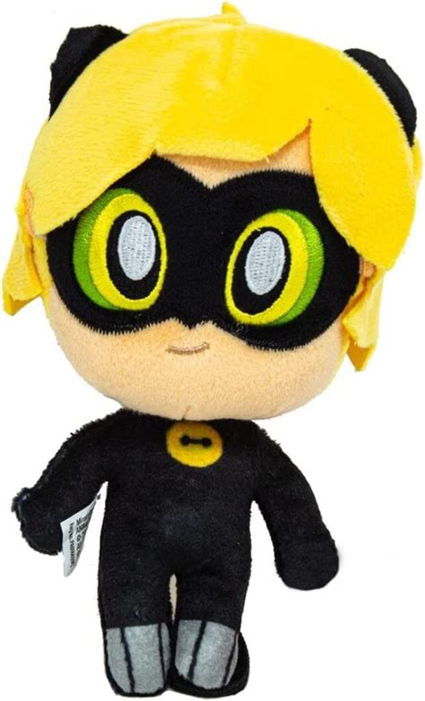 Buy Miraculous Chibi Cat Noir Plush Toy From Miraculous Tales Of Ladybug And Cat Noir | 15cm Cat ...