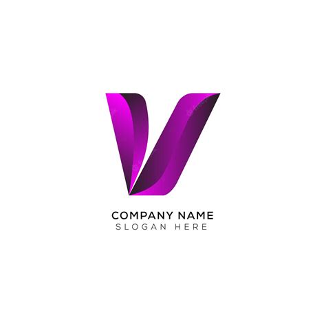Premium Vector | Modern minimalist letter v logo design