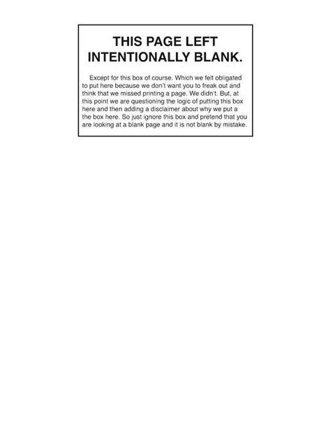 This Page Left Intentionally Blank. by Joe5art on DeviantArt