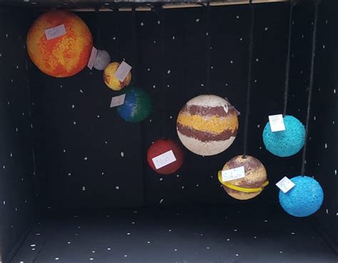 Solar System Projects For Students Using Styrofoam Balls - Kids Art & Craft