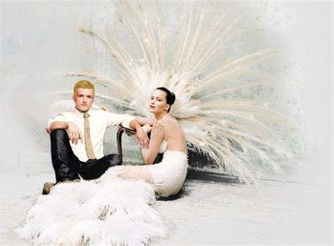 The Hunger Games Catching Fire Katniss And Peeta Wedding