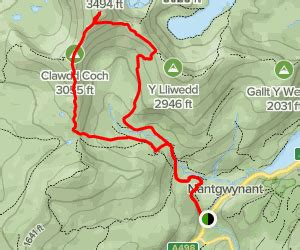 Yr Wyddfa (Snowdon) via Watkin Path and Rhyd Ddu Path | Mapa, Roteiro - Gwynedd, Wales | AllTrails