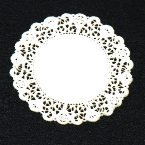 Small White Lace Doily #25 | Stewart Dollhouse Creations