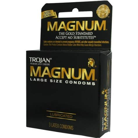 2 Pack - Trojan Magnum Condoms Large Lubricated Latex 3 Each - Walmart.com - Walmart.com