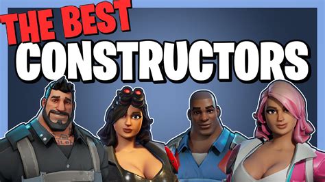 The BEST CONSTRUCTORS in Fortnite Save the World! - YouTube