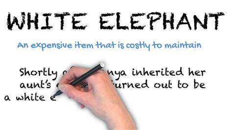 White Elephant | Ask Linda! | Idioms – tefl-videos.com