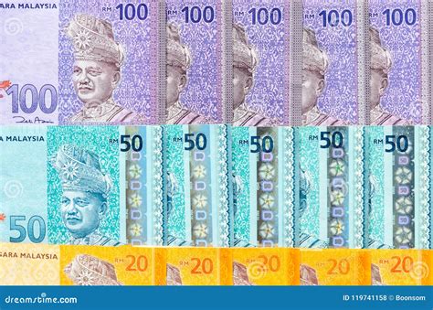 Malaysian Ringgit Banknotes Background. Financial Concept. Stock Photo - Image of commercial ...