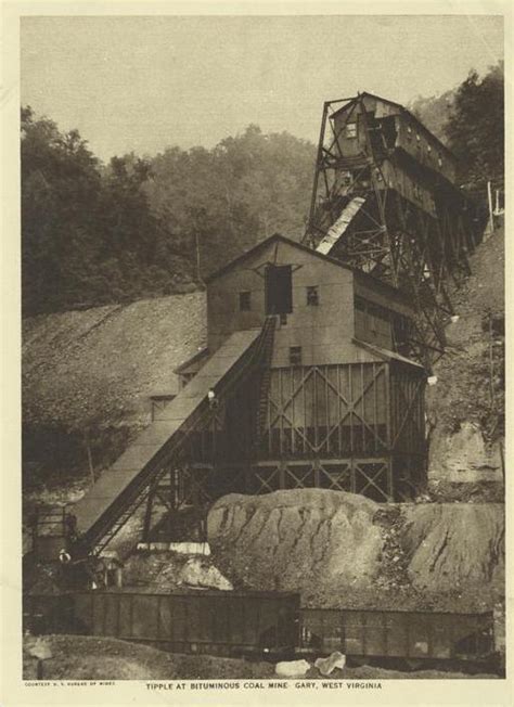 A photograph taken in Gary (McDowell County), West Virginia, showing a ...