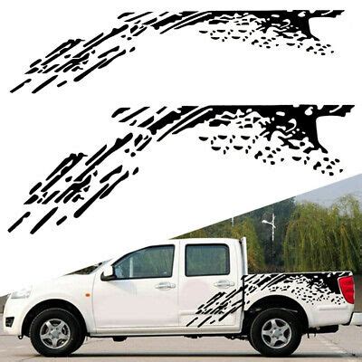 Graphics Decals 04-14 Titan Raptor style truck bed decal kit Splash Mud ...