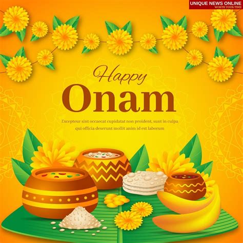 Happy Onam 2021 Wishes, Messages, Quotes, Greetings, Messages, Status ...