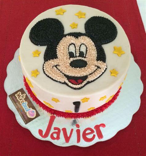 Mickey Mouse Buttercream Cake