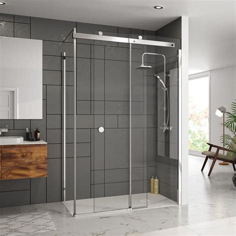 Merlyn 10 Series Sliding Shower Door 1100mm Right Handed - M108251CR - Shower Trays UK