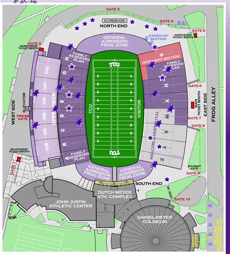 Tcu Stadium Seating Map | Elcho Table