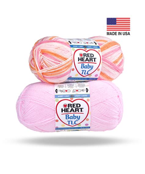 Baby TLC Yarn | Red Heart | Red heart yarn, Red heart, Hearts baby