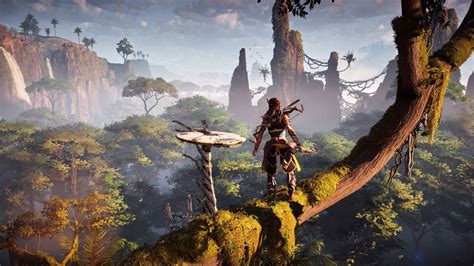 Download Aloy Horizon Zero Dawn 1440p Gaming Wallpaper | Wallpapers.com