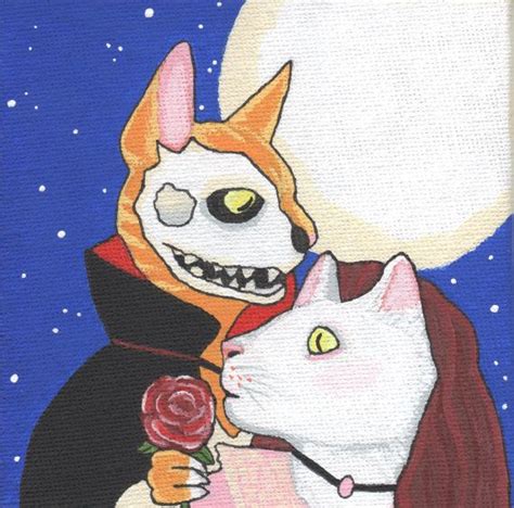 It's Phantom of the Opera--kitty style! Inspired by the tragic romance comes this 4" by 4" inch ...