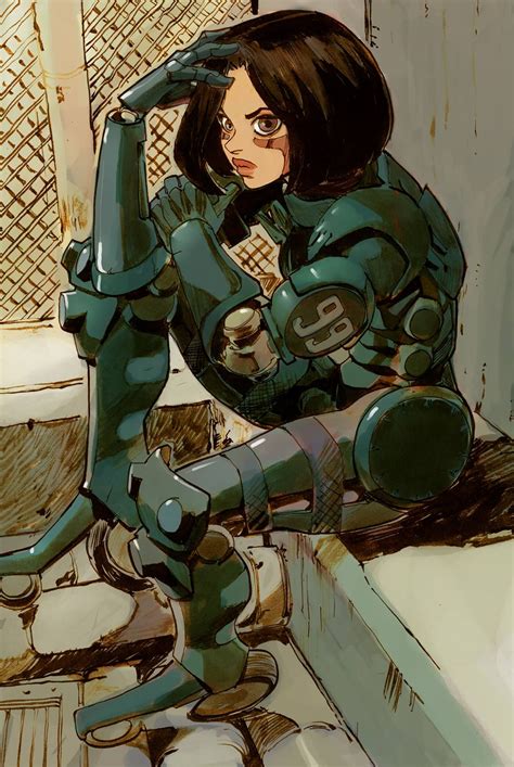 Alita battle angel manga, Battle angel alita, Character art