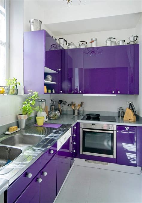 25 Stunning Purple Kitchen Decor Ideas - DigsDigs