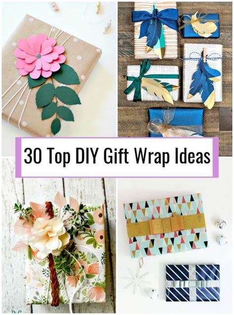 30 Unique Gift Wrapping Ideas - DIY Crafts