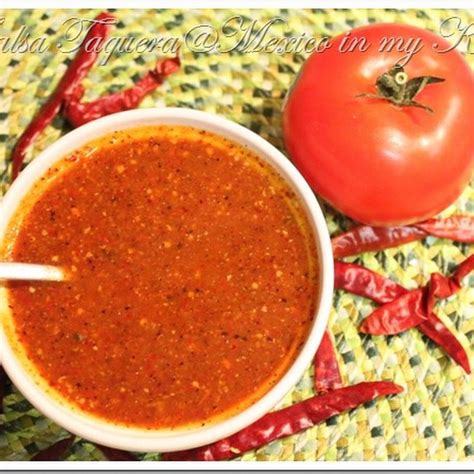 Mexico in my Kitchen: Taqueria Style Salsa Recipe / Receta de Salsa Taquera|Authentic Mex ...