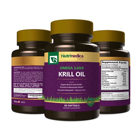 Omega 3,6&9 Krill Oil – Nutri Medica Health