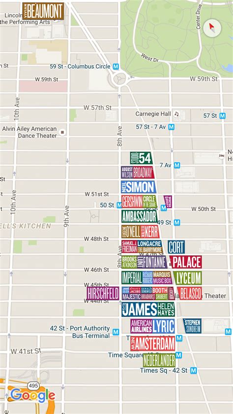 Broadway Theaters | New york broadway, Map of new york, Broadway theatre