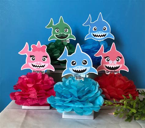 Baby Shark Baby Shark Decorations Baby Shark Party Baby | Etsy ...