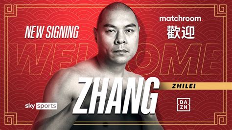 Zhang Zhilei signs with Matchroom Boxing ⋆ Boxing News 24