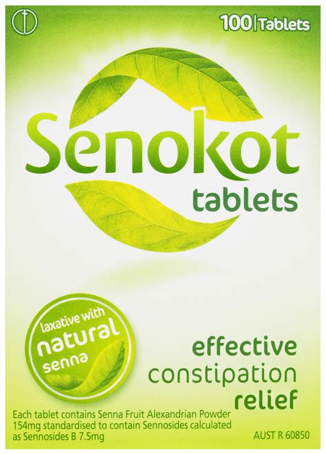 Senokot Tablets Constipation Relief 100 Pack - SKUlibrary