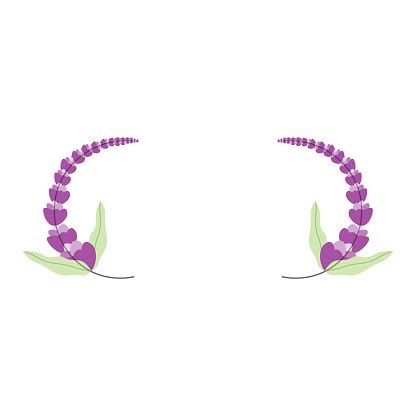 Logo Lavande Vecteur Plante Violette Design De Jardin Modèle De Symbole Dillustration Vecteurs ...