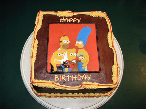 Simpsons Birthday Cake - a photo on Flickriver