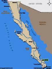 La Paz Map and Driving Directions - La Paz Baja, Mexico - Mexbound.com ...