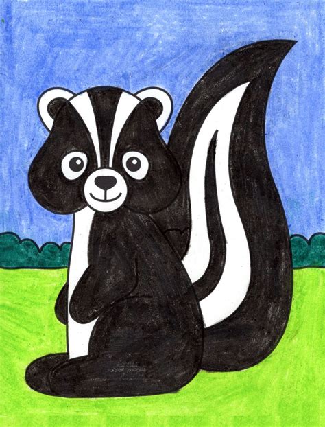 Skunk Coloring Drawings Animal Drawings Skunk Drawing | Images and Photos finder