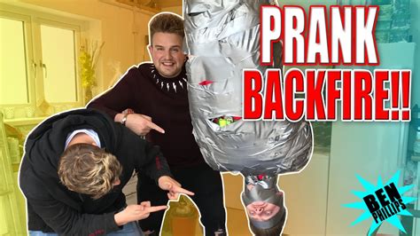 ULTIMATE HUMAN DUCT TAPE! **PRANK** - YouTube