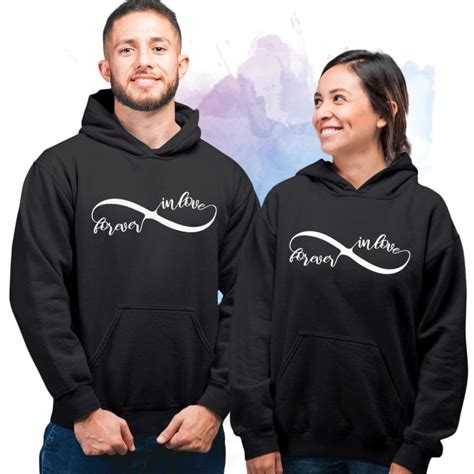 Forever In Love Couple Hoodies, Matching Couples Hoodies, Anniversary ...