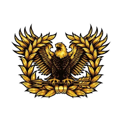 Eagle Rising Warrant Officer | Warrant officer, Logo design video ...