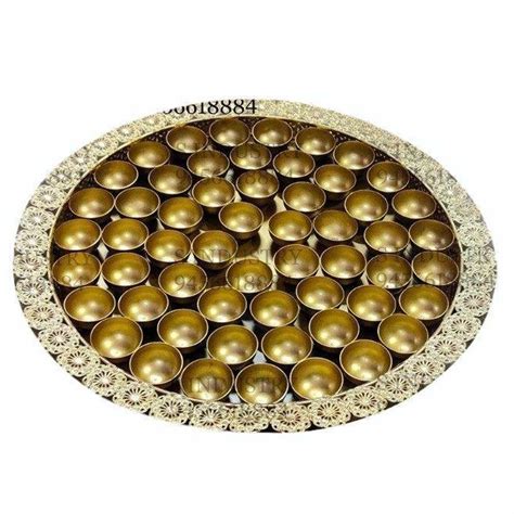 56 Bhog Brass Pooja Thali at Rs 230/piece | Brass Pooja Thalis in ...