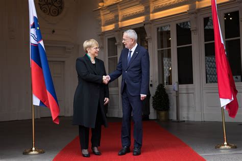 Austrian President Van der Bellen Welcomes Slovenia's First Female ...