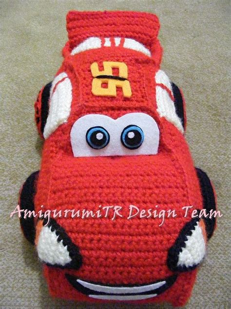 Lightning McQueen-AmigurumiTRDesignTeam | Etsy | Lightning mcqueen, Crochet disney, Crochet car